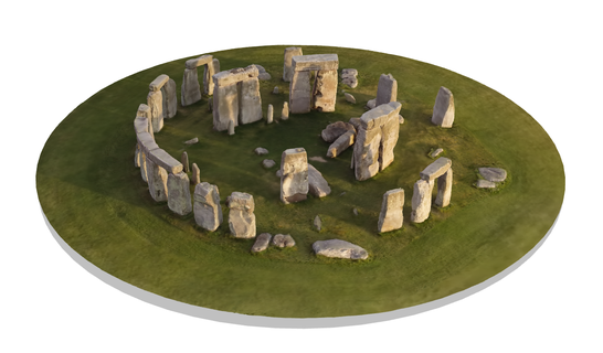 photogrammetry model stonehenge art display 3d print model - Mito3D