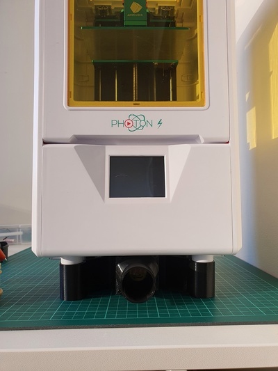 photon 50mm ventilator auspuff base anycubic 3d drucker teile 3d print model - Mito3D
