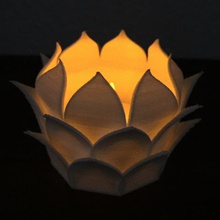 photophore lotus casa 3d print model - Mito3D