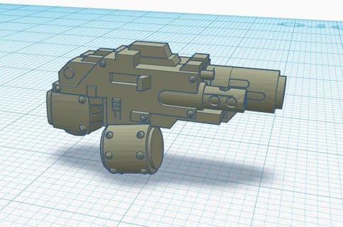 pratik Melta Boom Warhammer cataphractii tartaros 40k Uzay denizciler Gravis Primaris şefaatçi silici Kaptan praetor lejyon 3d print model - Mito3D