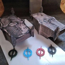 phyrexianaltarr doble mangas cubierta caja mtg phyrexian altar comandante 3d print model - Mito3D