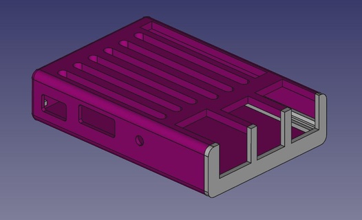 pi3 case electronics 3d print model - Mito3D