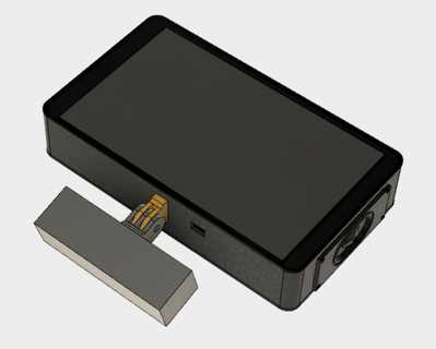 pi 7 tft écran tactile enceinte 3d impression 3d print model - Mito3D