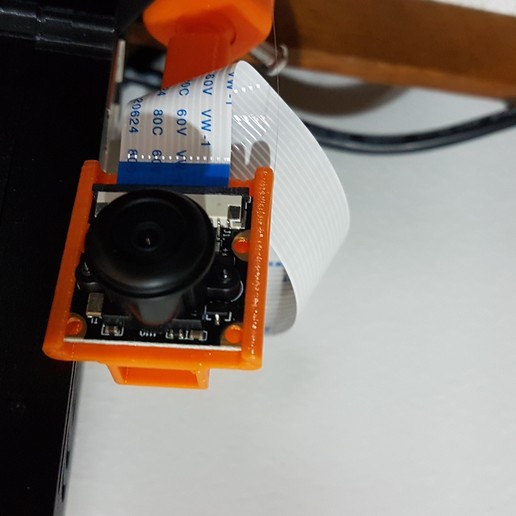 pi cam mount 2020 frame extrusion tool 3d printer accessories raspberry camera picam 3D print model - Mito3D