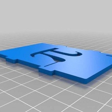 pi-letter - verbesserte anpassbare Obere Abdeckung Gehäuse raspberry pi tool kundengebundene Elektronik 3d print model - Mito3D