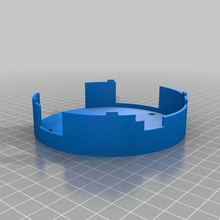pi longer squared case cylinder raspberry round computer 3d print model - Mito3D