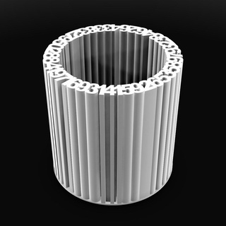 pi vase penholder containers box organization storage 3d print model - Mito3D