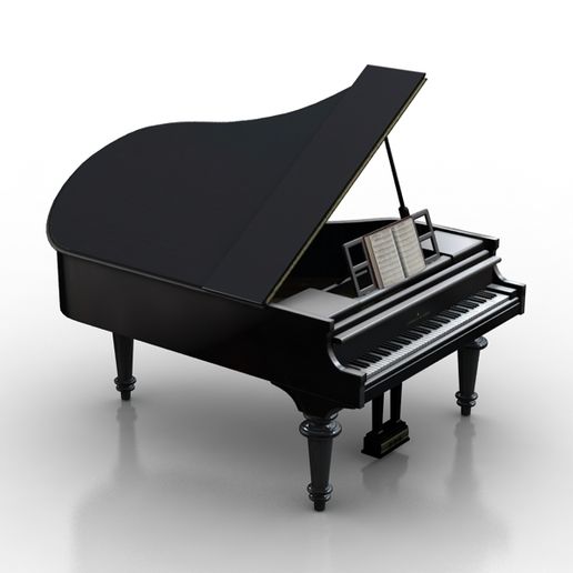 piyano büyük müzikal enstrüman konser 3D print model - Mito3D