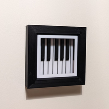 piano mur art 3d print model - Mito3D