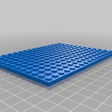piattaforma Lego gioco personalizzato costruzione giocattoli 3d print model - Mito3D