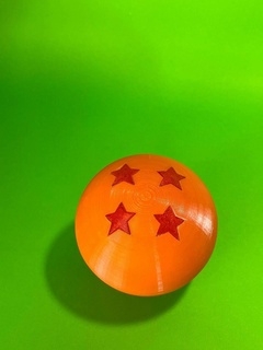 pica continuar esfera 4 estrellas 3d print model - Mito3D