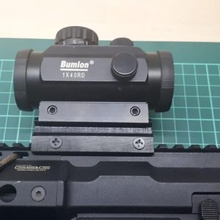 picatinny mount extended red-dot holosight verschiedene Waffen 3d print model - Mito3D