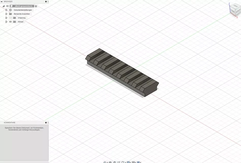 picatinny rail airsoft army softair template 3d print model - Mito3D