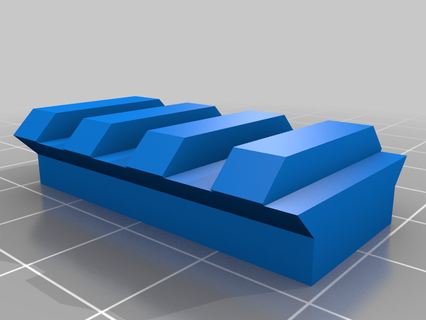 picatinny rotaia regolabile lunghezza montare scopo parti 3d print model - Mito3D