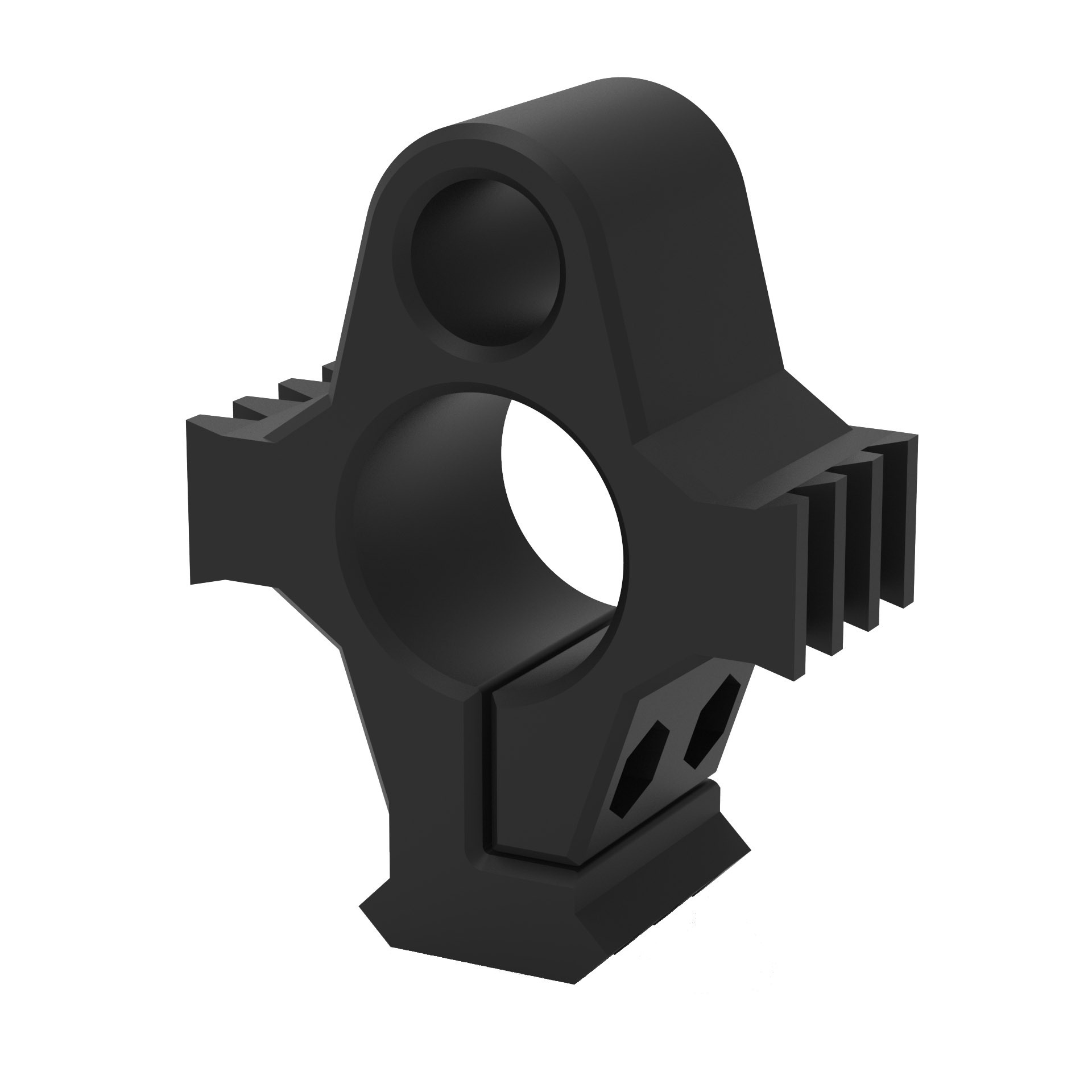 picatinny triple rail clamp 22mm 11mm pr900 pr900w Various rifle airgun shoot fox pla impresion3d 3D print model - Mito3D