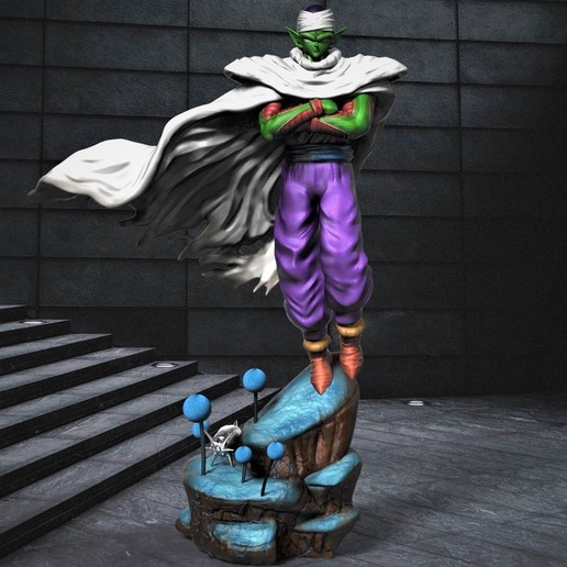 piccolo sanat kol anime heykel dragonball goku 3d stl koleksiyonları fanart collestions dövme 3D print model - Mito3D