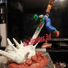 ottavino diorama Goku fan gioco Drago palla sfera drago Morte combattimento guerriero giocattolo dioram 3d print model - Mito3D