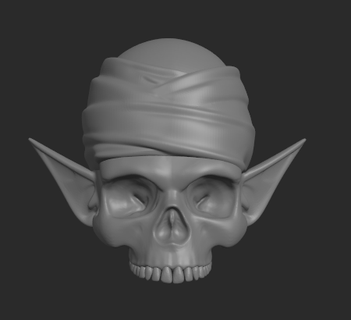piccolo skull Game dbz dragon ball z cranium picoro pikolo 3d print model - Mito3D
