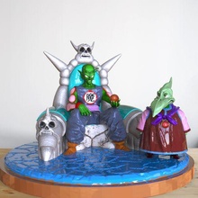 flautim trono arte super Heróis figura desenhos animados brinquedos quadrinho picoro Goku Dragão bola 3d print model - Mito3D