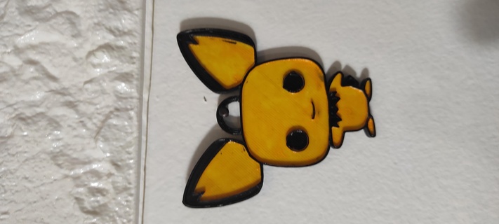 pichu anahtarlık Pikaçu Raichu pokemon 3d print model - Mito3D