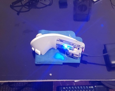 piçuk kablosuz Ahududu pi oyun kolu kontrolör makinesi lipo pil mınçıka güç artırma 1000c sıfır Wii bilgisayar teknoloji pc Mac 3d print model - Mito3D