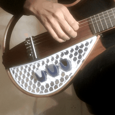 escolher derramar alternância arp ge m diator guitare violão música musica colheita arpejo aprepegia dedos 3d print model - Mito3D