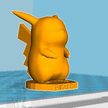 pickachu gioco giocattolo pokemon dagoma 3d print model - Mito3D