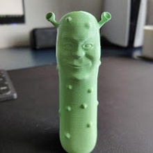 cornichon Shrek meule lankysculpteur 3d print model - Mito3D