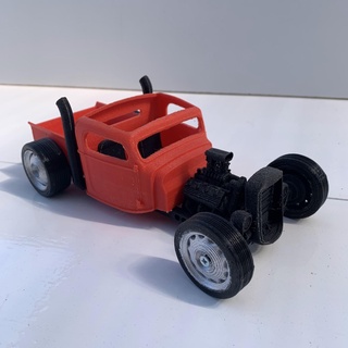 pickup rod toy model wheel truck resin assemble screw color colour 1 24 scale 3d print model - Mito3D