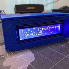 piclock tool clock raspberry pi 3d printing 3d print model - Mito3D