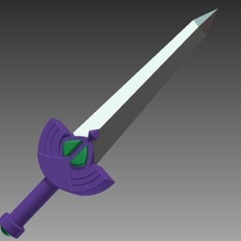 picori kılıç oyun sahne zelda silah cosplay 3d print model - Mito3D