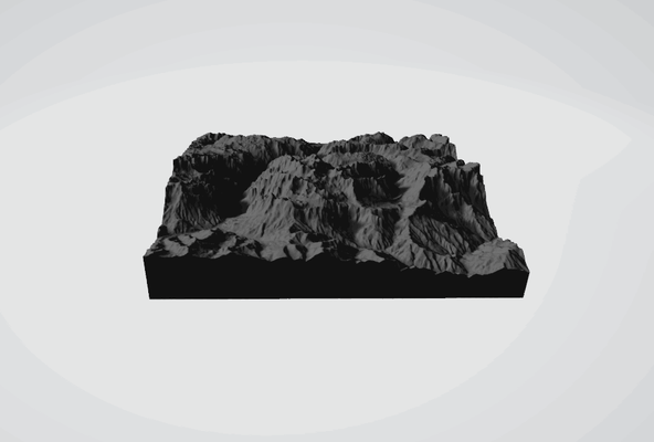 picchi de europa spagna 3d carta geografica topografia stl montagna gamma calcare nazionale parco ecosistemi denso foreste alpino prati escursionismo sentieri natura appassionati scalatori affascinante villaggi scenico visualizzazioni 3d print model - Mito3D