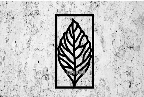 picture leaf wall decoration Home sheet decoration from wall  3d print model - Mito3D
