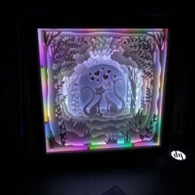 resim Gece Işığı sanat 2d 3d print model - Mito3D