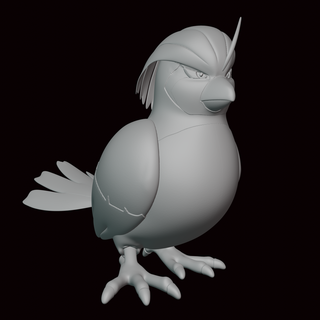 pudgeotto Pokémon Zahl Statue Videospiel Videospiele Miniatur Skulptur Fan Art Figur Kanto go 3d print model - Mito3D