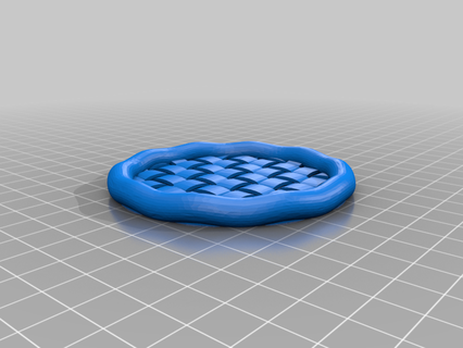 pie crust pan container containers box organization storage 3d print model - Mito3D