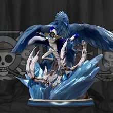 parça Aokiji Kuzan deniz amiral heykel mavi Sülün 3 boyutlu Yazdır model luffy Zoro nami Naruto çamaşır suyu anime korsanlar denizciler korsan 3d print model - Mito3D
