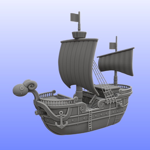 pirate navire 3D print model - Mito3D