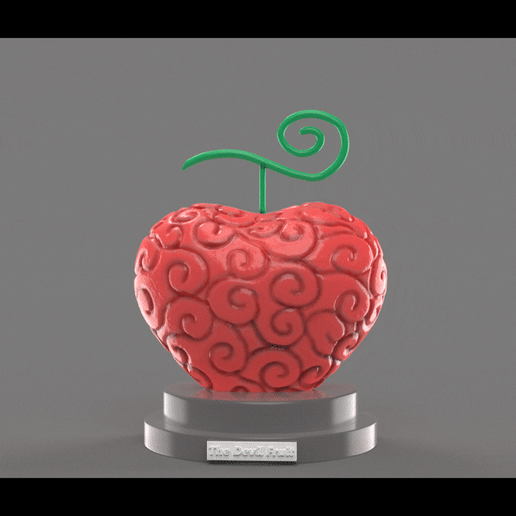 trozo fruta diablo mal Fruta 3D print model - Mito3D