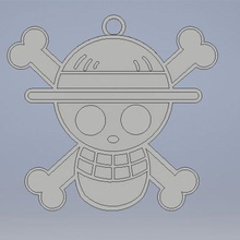 piece keychain game luffy 3d print model - Mito3D