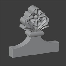 peça alvenaria decoração sacada casa arte arquitetura moldagem clássico 3d print model - Mito3D