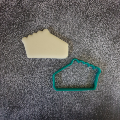 stück of kuchen plätzchen cutter fallen kürbis blätter schneider thema fondant eichel eiche 3d print model - Mito3D