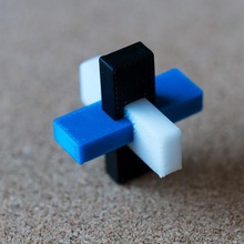 3 Stück puzzle Spiel 3d print model - Mito3D