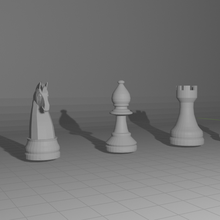 piezas ajedrez 3d print model - Mito3D