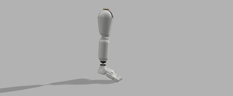 piede robotico 3d modello robot robotica giocattolo 3d print model - Mito3D