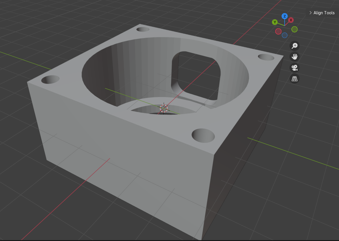 pieza soporte parà motore proyectos piezas 3D print model - Mito3D