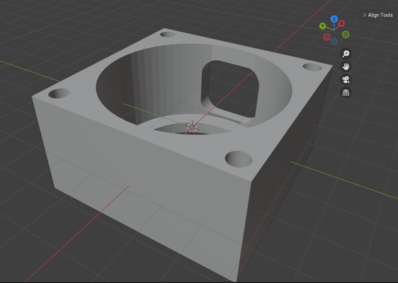 pieza soporte abs un motor proyectos piezas 3d print model - Mito3D