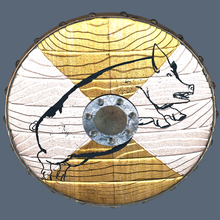 maiale scudo salto qualità shield norse viking 3d print model - Mito3D