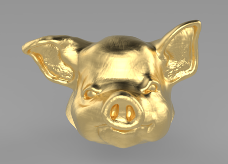 domuz küçük 3d print model - Mito3D