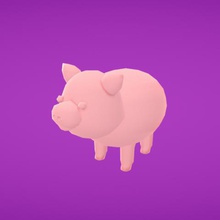 pig game 3d print model - Mito3D